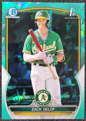 Zack Gelof [Sapphire Aqua] #BCP-1 Baseball Cards 2023 Bowman Chrome Prospects Prices