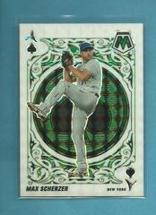 Max Scherzer [Green] #A-10 Baseball Cards 2022 Panini Mosaic Aces Prices