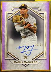 Manny Machado [Purple] Baseball Cards 2022 Topps Definitive Framed Autograph Collection Prices