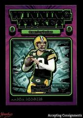 Aaron Rodgers [Emerald] #WT-ARO Football Cards 2021 Panini Contenders Winning Ticket Prices
