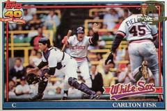 Carlton Fisk #170 Baseball Cards 1991 Topps Desert Shield Prices