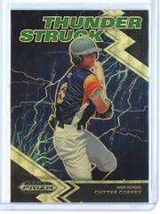 Cutter Coffey [Gold] #TH-CC Baseball Cards 2022 Panini Prizm Draft Picks Thunderstruck Prices