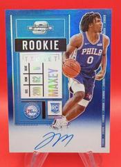 Tyrese Maxey [Autograph Blue] #120V Basketball Cards 2020 Panini Contenders Optic Prices
