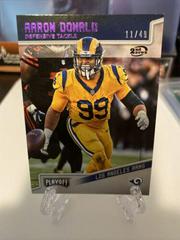 Aaron Donald [2nd Down] Football Cards 2018 Panini Playoff Prices