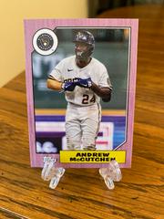 Andrew McCutchen [Pink] #78B-32 Baseball Cards 2022 Topps Mini 1987 Prices