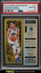 Stephen Curry [Premium Edition] #11 Basketball Cards 2017 Panini Contenders Prices