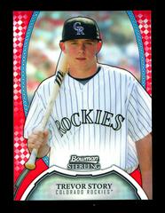 Trevor Story [Prospects Refractor] #24 Baseball Cards 2011 Bowman Sterling Prices