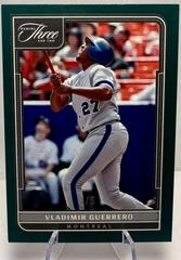 Vladimir Guerrero [Emerald] #41 Baseball Cards 2022 Panini Three and Two Prices