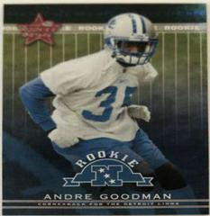 Andre Goodman [Longevity] #278 Football Cards 2002 Leaf Rookies & Stars Prices
