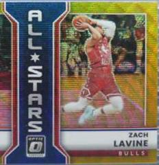 Jayson Tatum, Zach LaVine [Gold Wave] Basketball Cards 2022 Panini Donruss Optic All Stars Prices