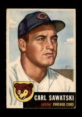 Carl Sawatski Baseball Cards 1953 Topps Prices
