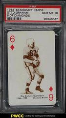 Otto Graham [6 of Diamonds] Football Cards 1963 Stancraft Playing Cards Prices