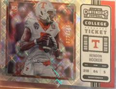 Hendon Hooker [Red] #5 Football Cards 2023 Panini Chronicles Draft Picks Contenders College Ticket Prices