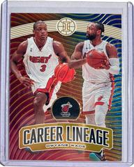 Dwyane Wade [Orange] Basketball Cards 2019 Panini Illusions Career Lineage Prices