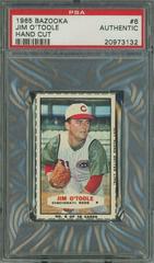 Jim O'Toole [Hand Cut] #6 Baseball Cards 1965 Bazooka Prices