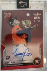 Jeremy Pena [Autograph] #WS-11D Baseball Cards 2022 Topps Now World Series Champions Prices