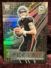 Desmond Ridder [Psychedelic] #RSP-DRI Football Cards 2022 Panini Spectra Rookie Spectris Prices