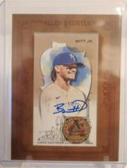 Bobby Witt Jr. Baseball Cards 2023 Topps Allen & Ginter Mini Framed Autographs Prices
