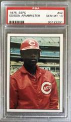 Ed Armbrister #42 Baseball Cards 1975 SSPC Prices