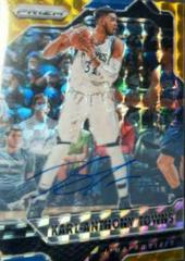 Karl Anthony Towns [Autograph Gold] #51 Basketball Cards 2016 Panini Prizm Mosaic Prices