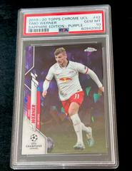Timo Werner [Purple] #42 Soccer Cards 2019 Topps Chrome UEFA Champions League Sapphire Prices