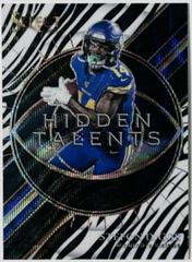 Stefon Diggs [Zebra] #HT-20 Football Cards 2021 Panini Select Hidden Talents Prices