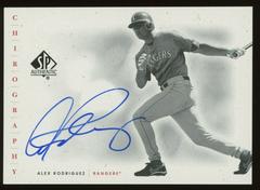 Alex Rodriguez Baseball Cards 2001 SP Authentic Chirography Prices