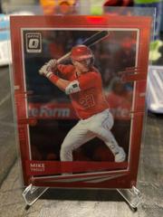 Mike Trout [Red] Baseball Cards 2020 Panini Donruss Optic Prices