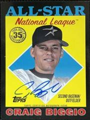 Craig Biggio [Black] Baseball Cards 2023 Topps 1988 All Star Autographs Prices