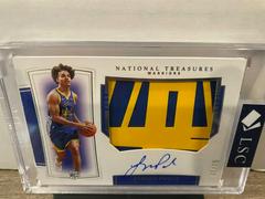 Jordan Poole [Patch Autograph] Basketball Cards 2019 Panini National Treasures Prices