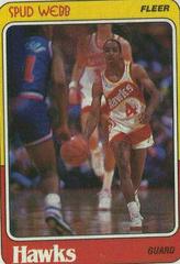 Spud Webb #4 Basketball Cards 1988 Fleer Prices