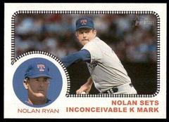 Nolan Ryan #AA-9 Baseball Cards 2022 Topps Heritage All Aboard Prices