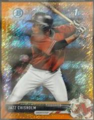 Jazz Chisholm [Orange Shimmer] #BCP207 Baseball Cards 2017 Bowman Chrome Prospects Prices