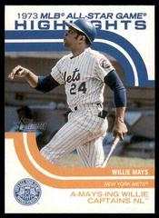 Willie Mays Baseball Cards 2022 Topps Heritage 1973 MLB All Star Game Highlights Prices
