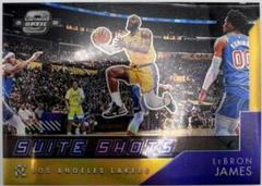 LeBron James [Gold] #7 Basketball Cards 2021 Panini Contenders Optic Suite Shots Prices