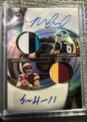 Matt Corral, Sam Howell [Wave] #DPA-CH Football Cards 2022 Panini Spectra Dual Patch Autographs Prices