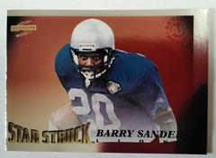 Barry Sanders [Red Siege Artist's Proofs] Football Cards 1995 Panini Score Prices