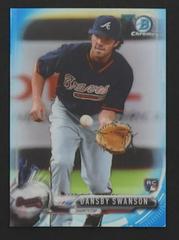 Dansby Swanson [Rookies Blue Shimmer Refractor] #57 Baseball Cards 2017 Bowman Chrome Mini Prices