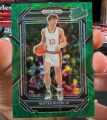 Matas Buzelis [Choice Green] #3 Basketball Cards 2023 Panini Prizm Draft Picks Rated Prospect Prices