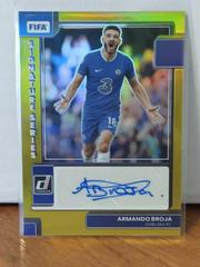 Armando Broja [Gold] Soccer Cards 2022 Panini Donruss Signature Series Prices
