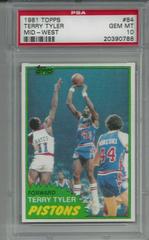 Terry Tyler Mid West #84 Basketball Cards 1981 Topps Prices