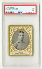 Frank Chance Baseball Cards 1909 T204 Ramly Prices