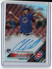 Carl Edwards Jr. [Blue Refractor] Baseball Cards 2016 Topps Chrome Rookie Autographs Prices