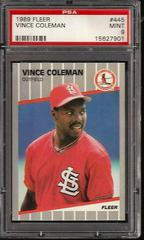 Vince Coleman Baseball Cards 1989 Fleer Prices