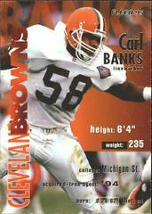 Carl Banks #77 Football Cards 1995 Fleer Prices