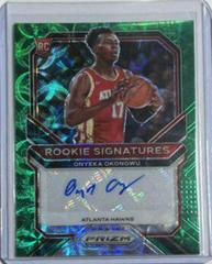 Onyeka Okongwu [Choice Green Prizm] Basketball Cards 2020 Panini Prizm Rookie Signatures Prices