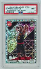 De'Andre Hunter [Fast Break Holo] Basketball Cards 2019 Panini Donruss Optic the Rookies Prices
