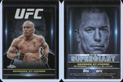Georges St-Pierre [Black Refractor] #SUG-3 Ufc Cards 2024 Topps Chrome UFC Supergiant Prices