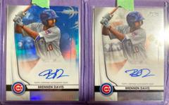 Brennen Davis [Blue Refractor] Baseball Cards 2020 Bowman Sterling Prospect Autographs Prices