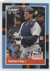 Carlton Fisk #208 Baseball Cards 1988 Leaf Prices